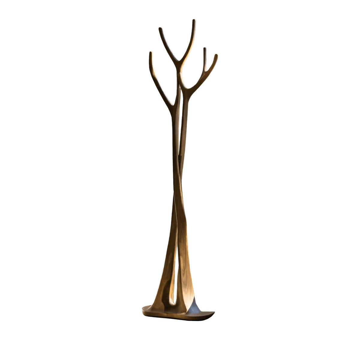 Norwyn Sculpted Solid Wood Tree Coat Rack