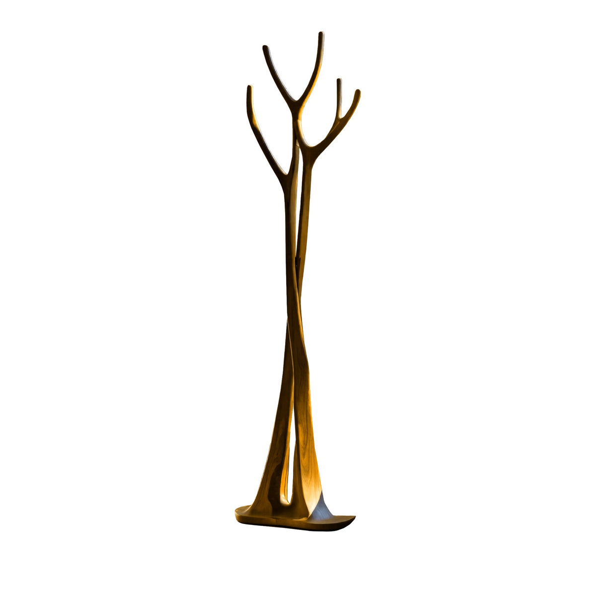 Norwyn Sculpted Solid Wood Tree Coat Rack