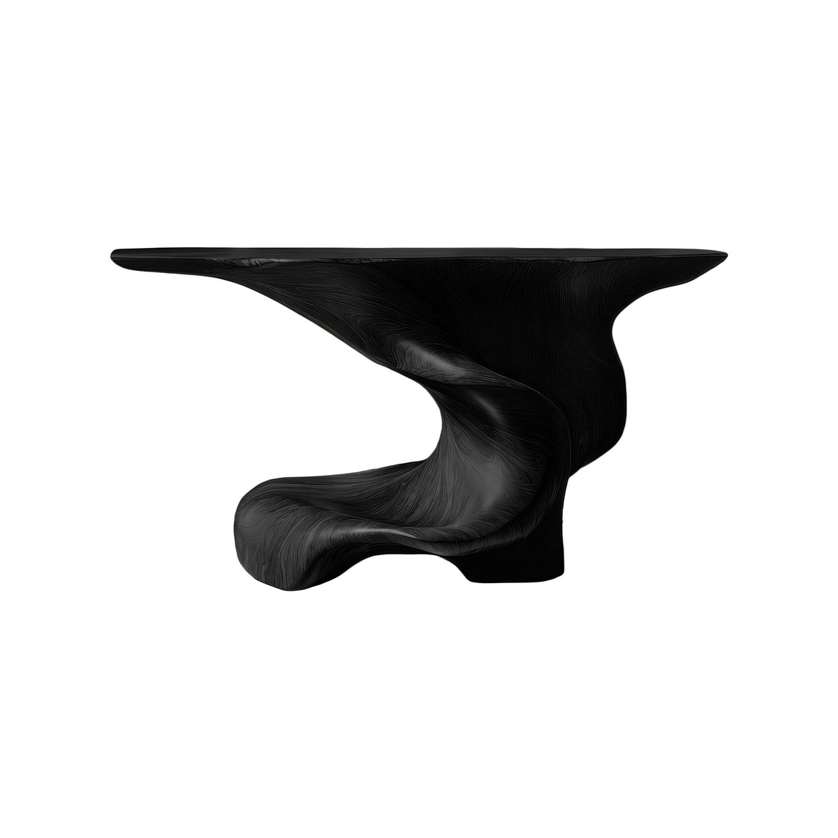 Orlithen Sculpted Solid Wood Console Table